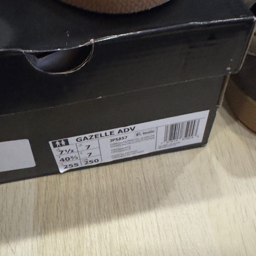 Adidas Men's Chocolate Brown and Mustard Yellow Sneakers - Picture 5 of 6